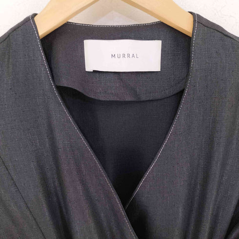 ミューラル MURRAL 20SS フックボタン ベルテッドワンピース レディース FREE