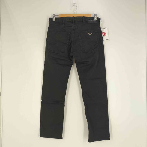 エンポリオアルマーニ EMPORIO ARMANI ロゴプレート ジップフライストレートパンツ メンズ W31 L32