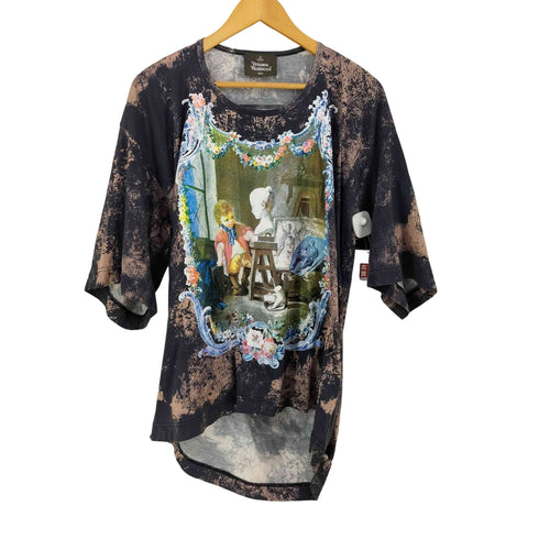 ヴィヴィアンウエストウッドマン Vivienne Westwood MAN 22SS SCULPTURE BOY ON POWDER PRINT メンズ FREE
