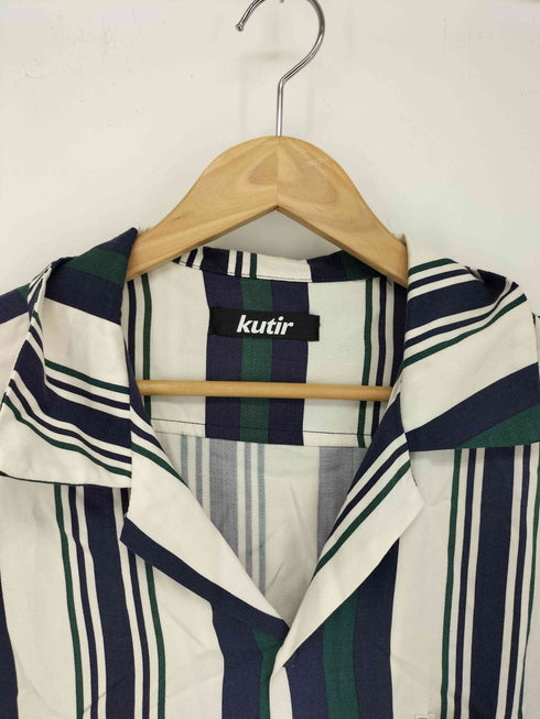 クティール kutir ストライプオーバーサイズシャツ メンズ import:M