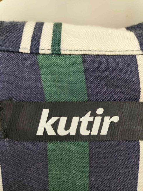 クティール kutir ストライプオーバーサイズシャツ メンズ import:M