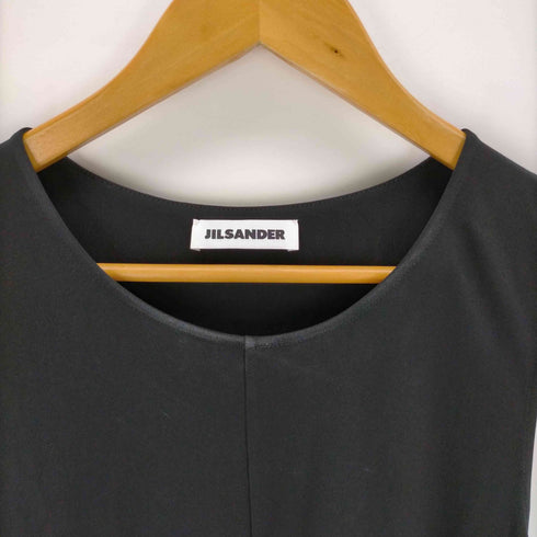 ジルサンダー JIL SANDER イタリア製 レーヨン ノースリーブワンピース レディース 34