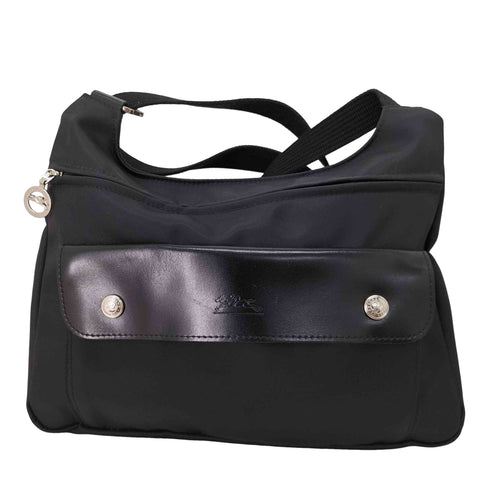 ロンシャン LONGCHAMP フロントポケットロゴ刺繍トートバック レディース