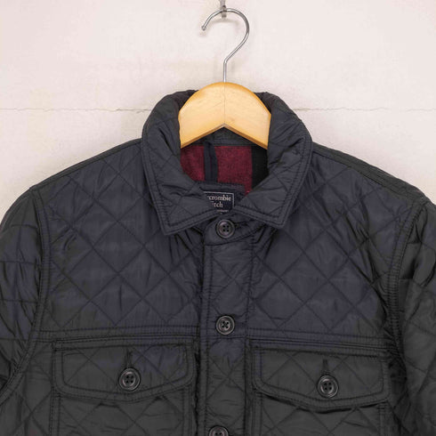 アバクロンビーアンドフィッチ Abercrombie & Fitch 裏地チェック キルティングジャケット メンズ JPN:XS
