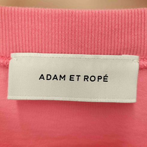 アダムエロペ Adam et Rope 24SS ワイドスリーブ クロップド TEE レディース FREE