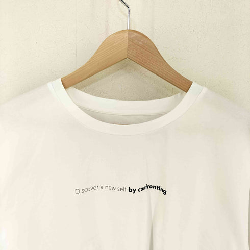 グローバルワーク GLOBAL WORK クルーネック リッチクリーンプリントTシャツ レディース JPN:M