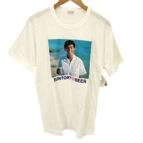 サントリー SUNTORY ORIGINAL DESIGN 80-90S 芸能人 フォト プリント S/S クルーネック Tシャツ メンズ