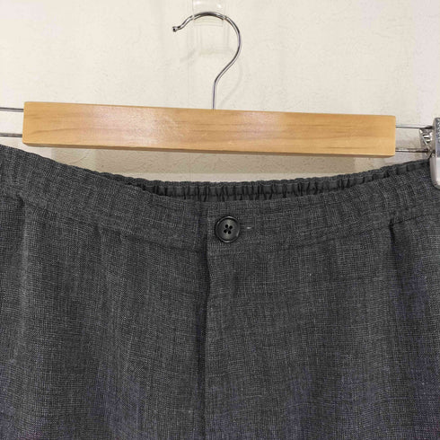 ユナイテッドアローズグリーンレーベルリラクシング UNITED ARROWS green label relaxing SC ストレッチ グレンチェック イージー 9分丈 パンツ メンズ L