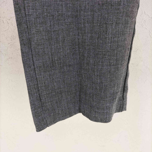 ユナイテッドアローズグリーンレーベルリラクシング UNITED ARROWS green label relaxing SC ストレッチ グレンチェック イージー 9分丈 パンツ メンズ L