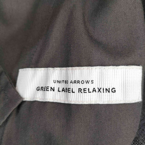 ユナイテッドアローズグリーンレーベルリラクシング UNITED ARROWS green label relaxing SC ストレッチ グレンチェック イージー 9分丈 パンツ メンズ L