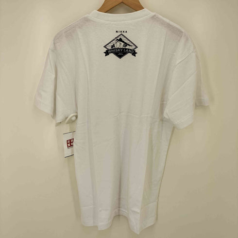 80-90S YOICHI HOKKAIDO WHISKEY LAND ウィスキー 企業ロゴ プリント S/S クルーネック Tシャツ メンズ