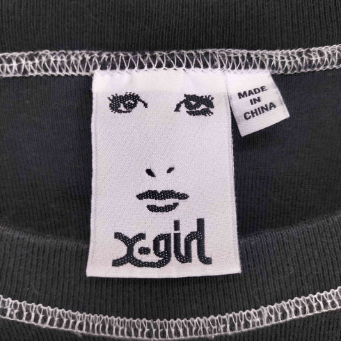 エックスガール X-girl BUTTERFLY RAGLAN L/S BABY TEE レディース M