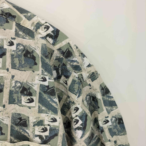 コロンビアスポーツウェア Columbia Sportswear 00S 総柄 S/S シャツ メンズ import:XL