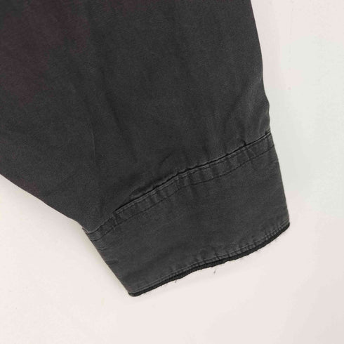 90s BROOKS & DOWN フロント切替 ノーカラーシャツ メンズ 16 1/2 × 35