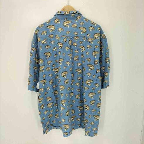 コロンビアスポーツウェア Columbia Sportswear 00S 魚 レーヨン S/S BDシャツ メンズ import:XL