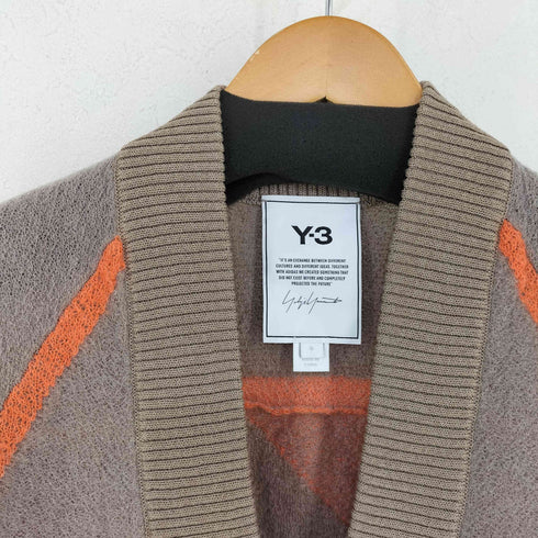 ワイスリー Y-3 インターシャニット オーバーサイズカーディガン レディース M