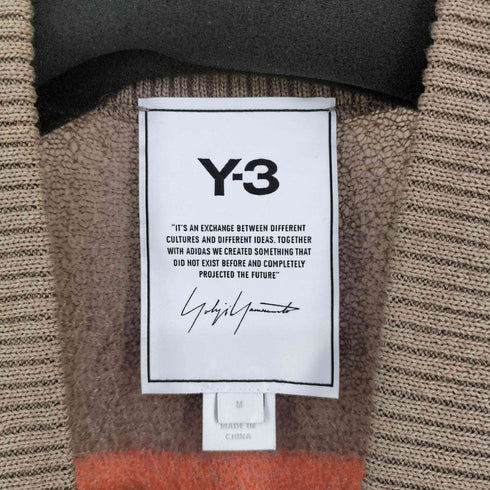 ワイスリー Y-3 インターシャニット オーバーサイズカーディガン レディース M