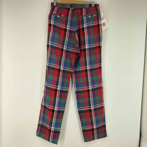 チャップスラルフローレン CHAPS RALPH LAUREN 80S チェック2タックスラックスパンツ メンズ 82