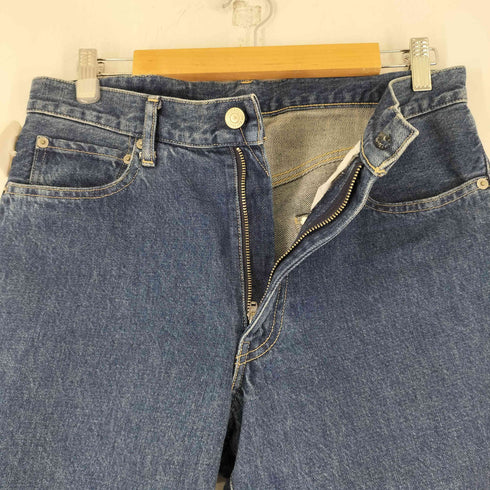 ソーイ SOE インディゴ ストレートダメージデニムパンツ メンズ