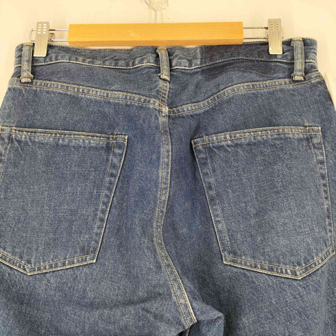 ソーイ SOE インディゴ ストレートダメージデニムパンツ メンズ