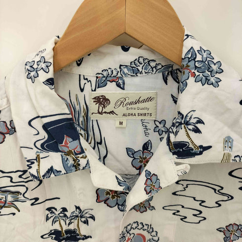 ルーシャット ROUSHATTE 総柄 S/S アロハ シャツ メンズ JPN:M