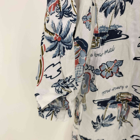 ルーシャット ROUSHATTE 総柄 S/S アロハ シャツ メンズ JPN:M