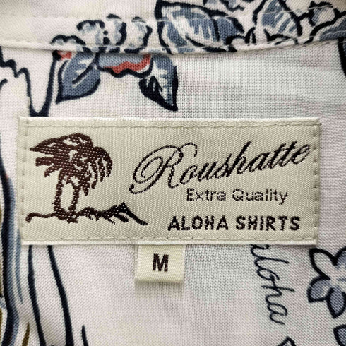 ルーシャット ROUSHATTE 総柄 S/S アロハ シャツ メンズ JPN:M
