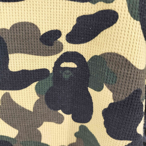 アベイシングエイプ A BATHING APE Camo-print thermal cut and sewn メンズ JPN:S