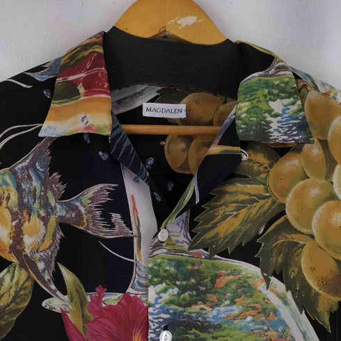 MAGDALEN 花柄 S/S アロハシャツ メンズ