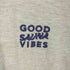 GOOD SAUNA VIBES L/S Tee 6.2oz 刺繍ロゴ 長袖Tシャツ メンズ JPN:L
