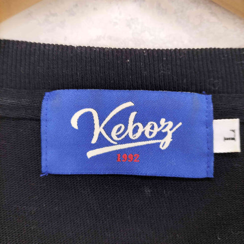ケボズ KEboz 刺繍Tシャツ メンズ L