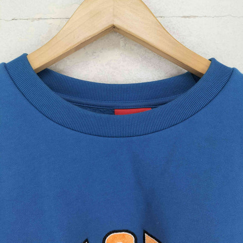 パラグラフ PARAGRAPH ロゴベロア刺繍クルーネックスウェット メンズ