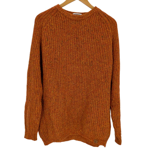 ティンバーランド Timberland ラムウール ネップ クルーネックニット メンズ JPN:XL