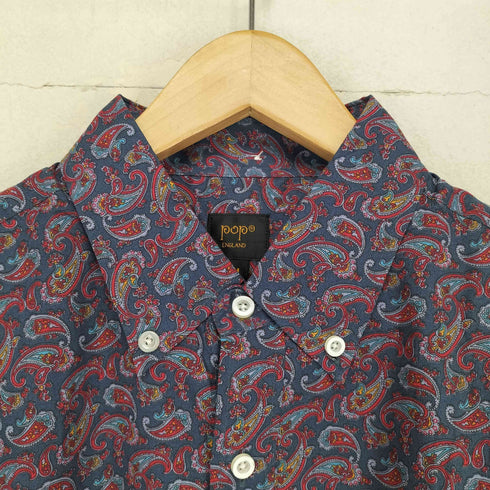 POP ENGLAND ペイズリー柄シャツ メンズ JPN:M