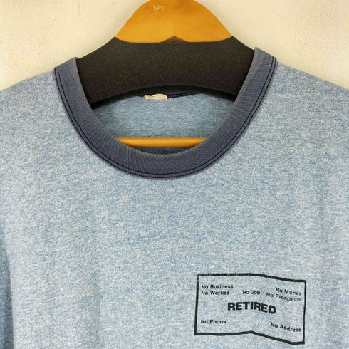 フロントプリント S/S リンガーTシャツ メンズ JPN:L