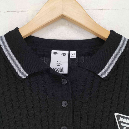 エックスガール X-girl 24SS RIB KNIT POLO レディース ONE SIZE