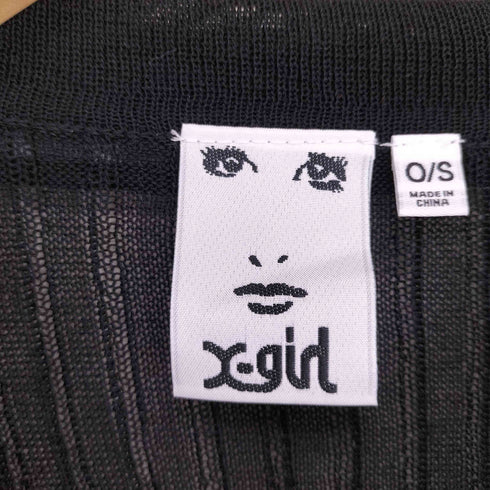 エックスガール X-girl 24SS RIB KNIT POLO レディース ONE SIZE