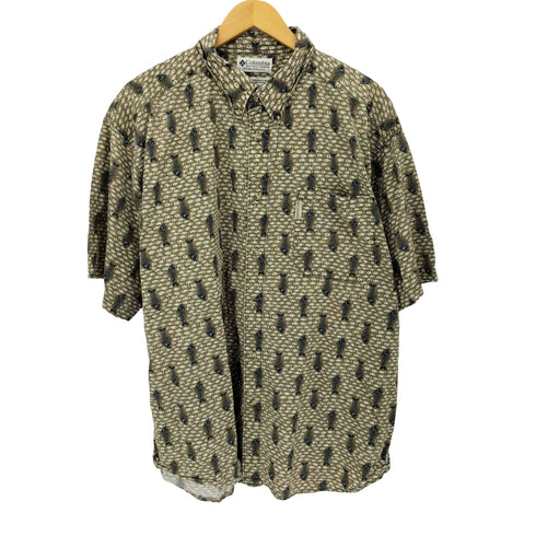 コロンビアスポーツウェア Columbia Sportswear 00S 魚拓 S/S BDシャツ メンズ import:XL