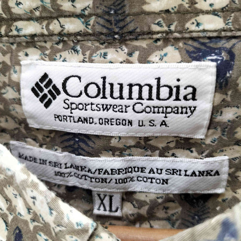 コロンビアスポーツウェア Columbia Sportswear 00S 魚拓 S/S BDシャツ メンズ import:XL
