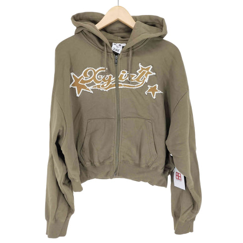 エックスガール X-girl STAR LOGO ZIP UP HOODIE レディース JPN:M