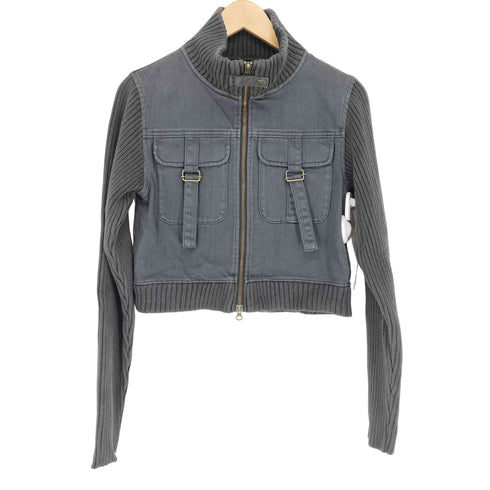エックスガール X-girl RIB SLEEVE DENIM JACKET レディース JPN:M