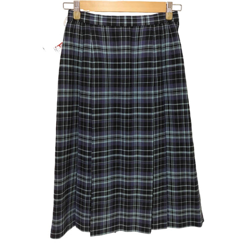 アクアスキュータム AQUASCUTUM チェック ウール スカート レディース 9