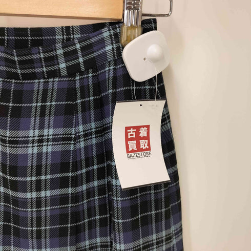 アクアスキュータム AQUASCUTUM チェック ウール スカート レディース 9