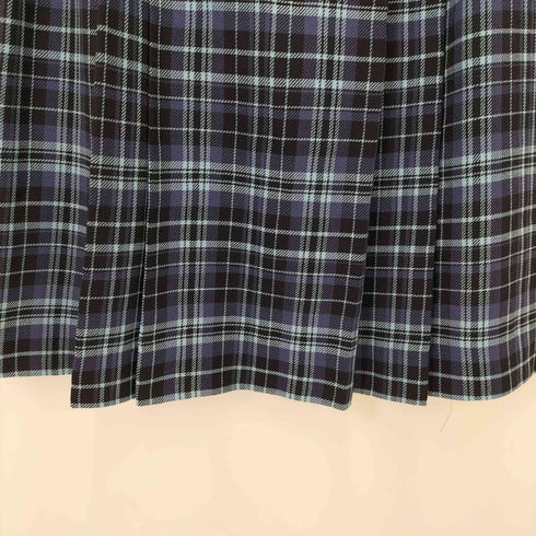 アクアスキュータム AQUASCUTUM チェック ウール スカート レディース 9