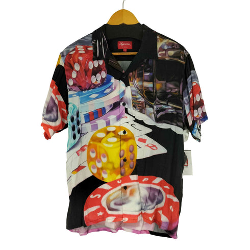 シュプリーム Supreme 総柄 S/S 開襟シャツ メンズ import:M