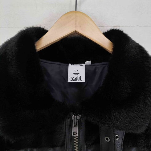 エックスガール X-girl B3 FAUX FUR JACKET レディース JPN:M