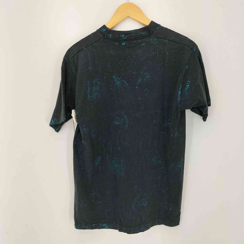フルーツオブザルーム FRUIT OF THE LOOM 90S MADE IN USA 総柄アニマルプリント S/S Tシャツ ウルフ メンズ import:M