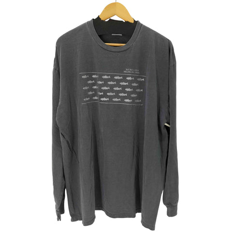 ポートアンドカンパニー PORT and COMPANY フロントプリント L/S Tシャツ メンズ 2XL