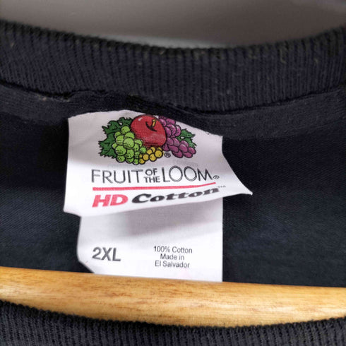 フルーツオブザルーム FRUIT OF THE LOOM フロントプリント L/S Tシャツ メンズ 2XL