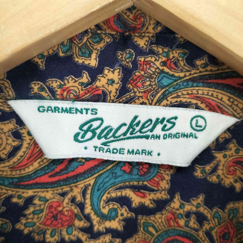 バッカーズ Backers ペイズリー柄シャツ メンズ JPN:L